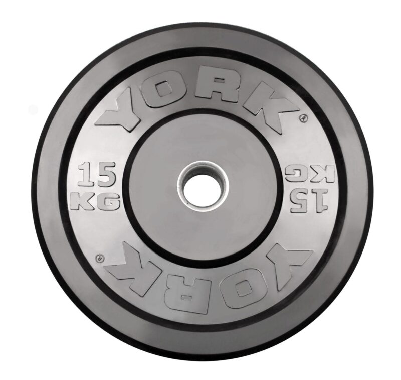 York Olympic Bumper Plate Set - 100kg - Image 4