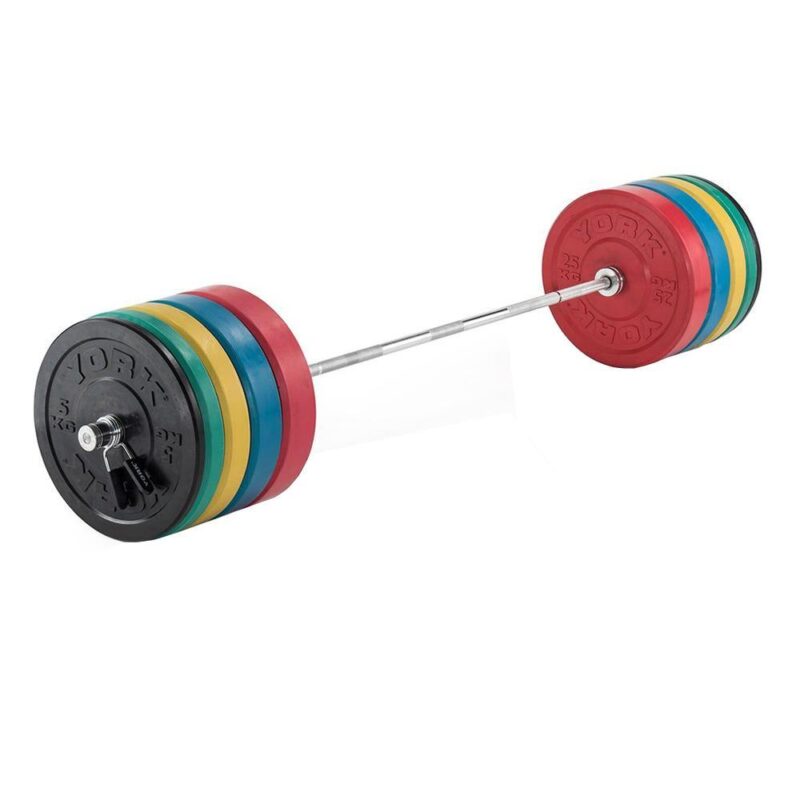 York Coloured Olympic Rubber Bumper Plates (Up to 25kg) - Image 5