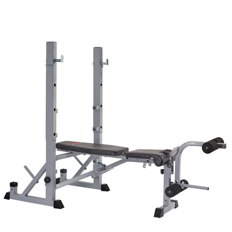York 540 Heavy Duty Folding Barbell Bench & Squat Rack - Image 4