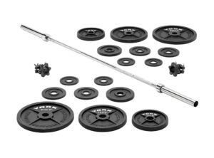 York Barbell 140 KG Olympic Barbell Set