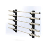 Trigon 5 Bar Olympic Horizontal Gun Rack with Protective Pads