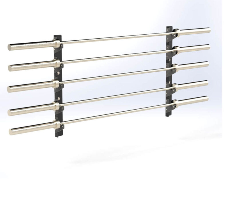 Trigon 5 Bar Olympic Horizontal Gun Rack with Protective Pads - Image 2