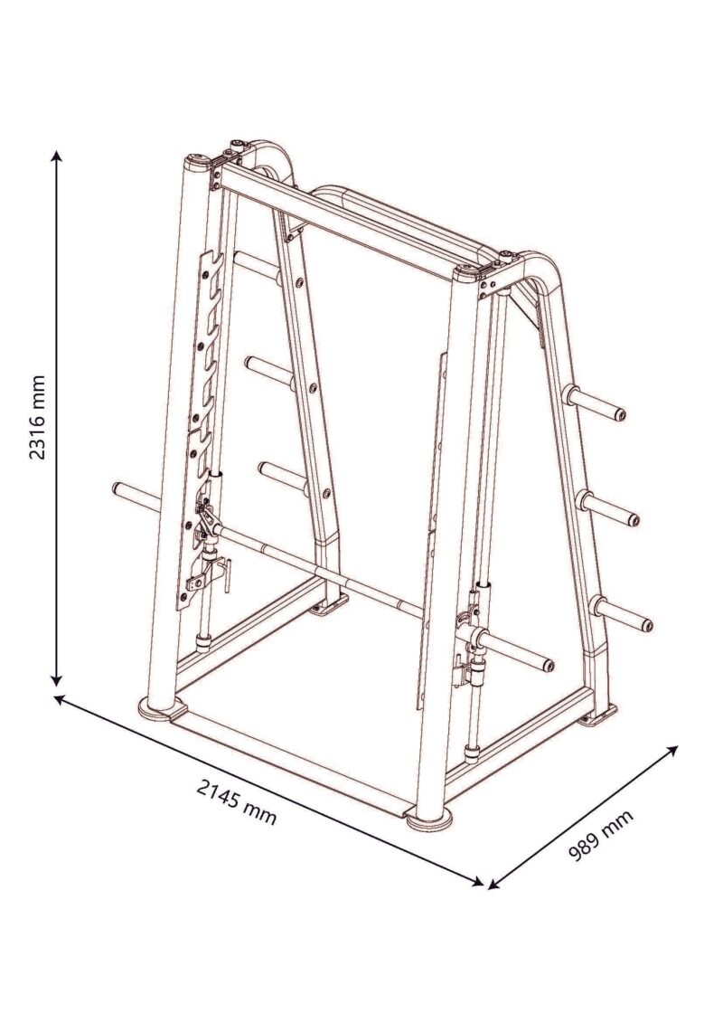 Primal Performance Series Olympic 5 Degree Smith Machine - Image 5