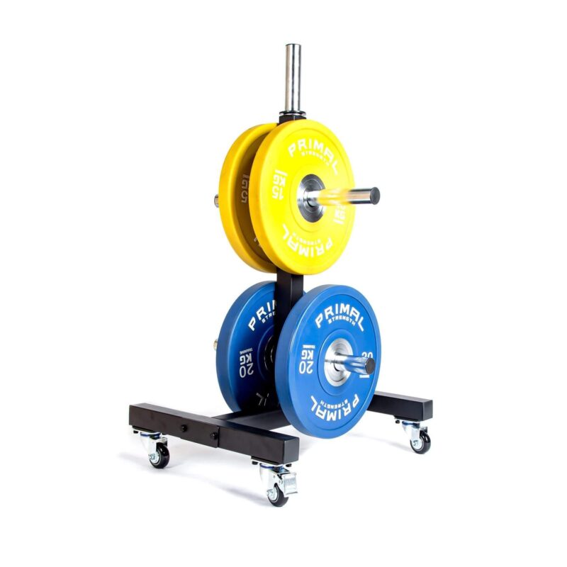 Primal Pro Series Bumper Plate Rack with Wheels - Image 2