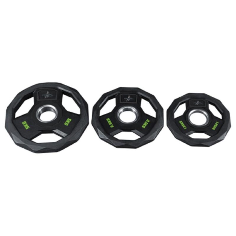 Primal Pro Series Rubber Olympic Disc with Stainless Steel Ring - Image 2