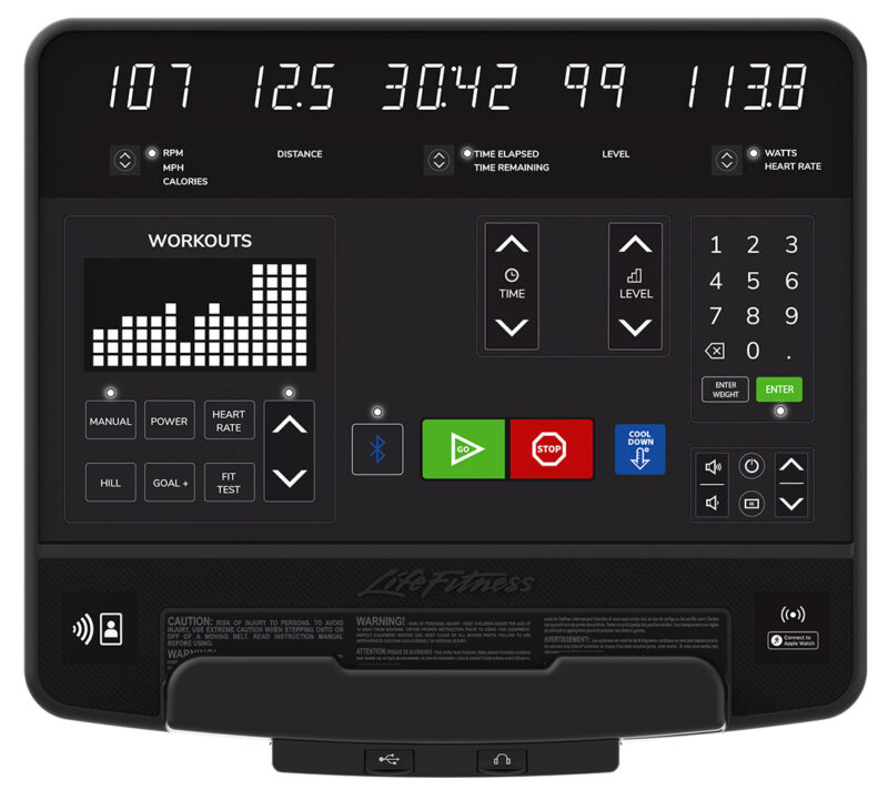 Life Fitness Club Series+ Upright Bike SL Console - Image 2