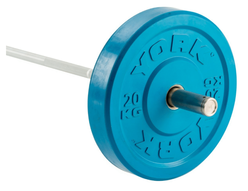 York Coloured Olympic Rubber Bumper Plates (Up to 25kg) - Image 3