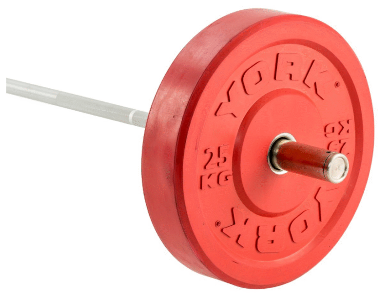 York Coloured Olympic Rubber Bumper Plates (Up to 25kg) - Image 4