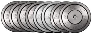 York Olympic Bumper Plate Set - 100kg