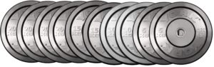 York Olympic Bumper Plate Set - 150kg