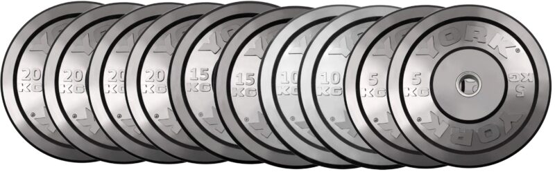 York Olympic Bumper Plate Set - 150kg