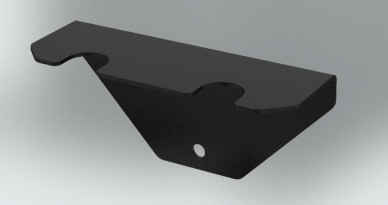 JMC Wall Mounted Bar Rack-2 Bar - Image 3