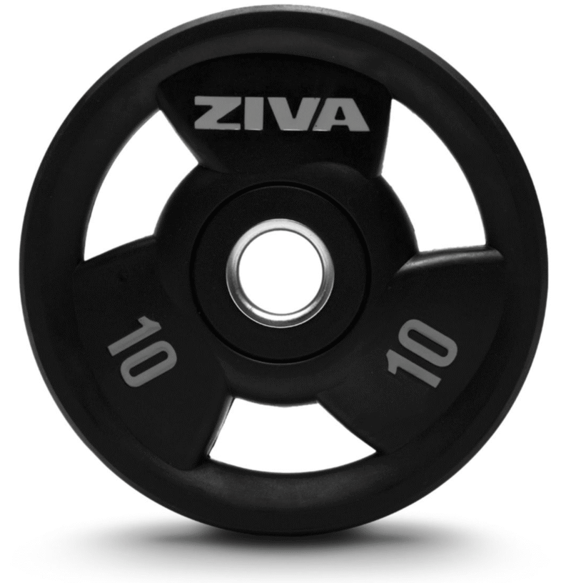 ZIVA SL VIRGIN RUBBER OLYMPIC GRIP DISC - 200kg Set
