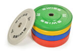 Swiss Barbell Olympic Coloured Rubber Bumper Disc Set - 150kg