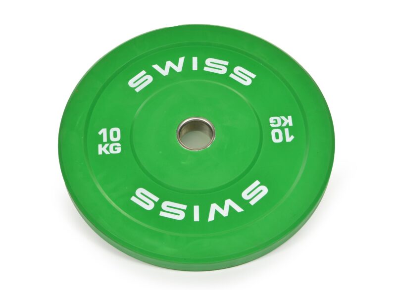 Swiss Barbell Olympic Coloured Rubber Bumper Disc Set - 150kg - Image 4