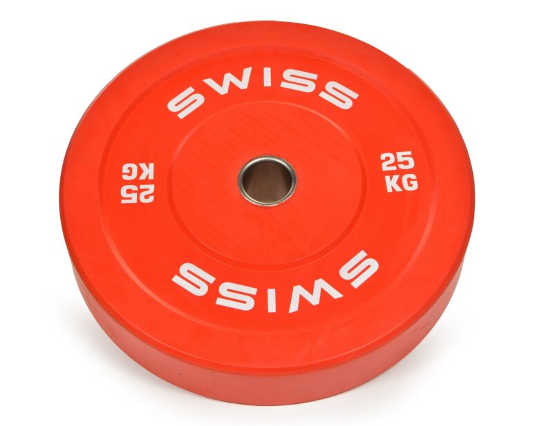 Swiss Barbell Olympic Coloured Rubber Bumper Disc Set - 150kg - Image 6