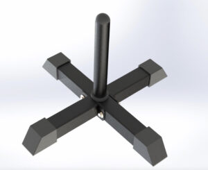 Trigon Vertical Bumper Plate Holder
