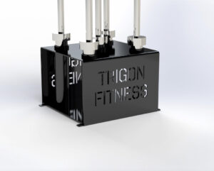 Trigon Olympic Bar Box Holder