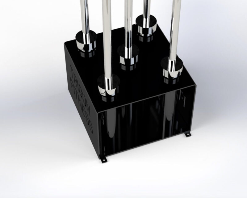 Trigon Olympic Bar Box Holder - Image 3