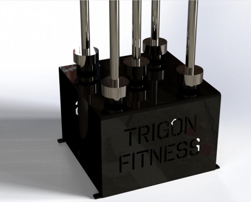 Trigon Olympic Bar Box Holder - Image 5