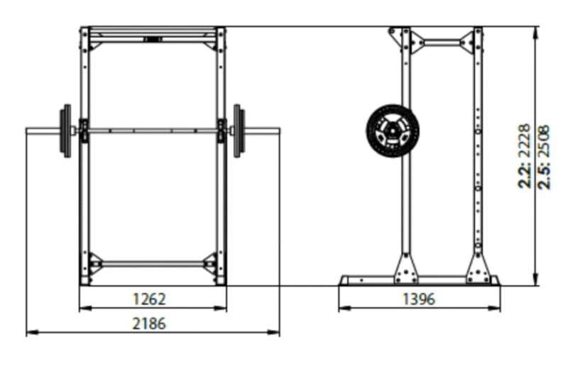 Jordan Ultimate Strength Half Rack - Image 5
