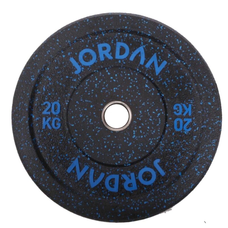 Jordan HG Black Rubber Bumper Plate - Coloured Fleck - Image 2