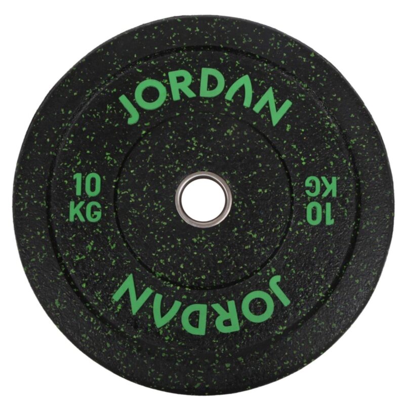 Jordan HG Black Rubber Bumper Plate - Coloured Fleck - Image 3