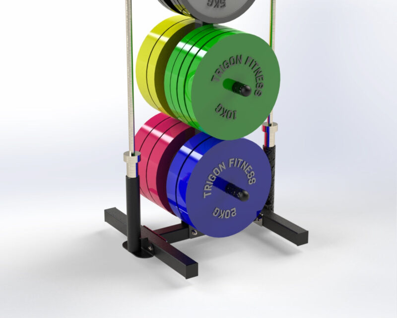 Trigon Weights Tree with Bar Holders - Image 4