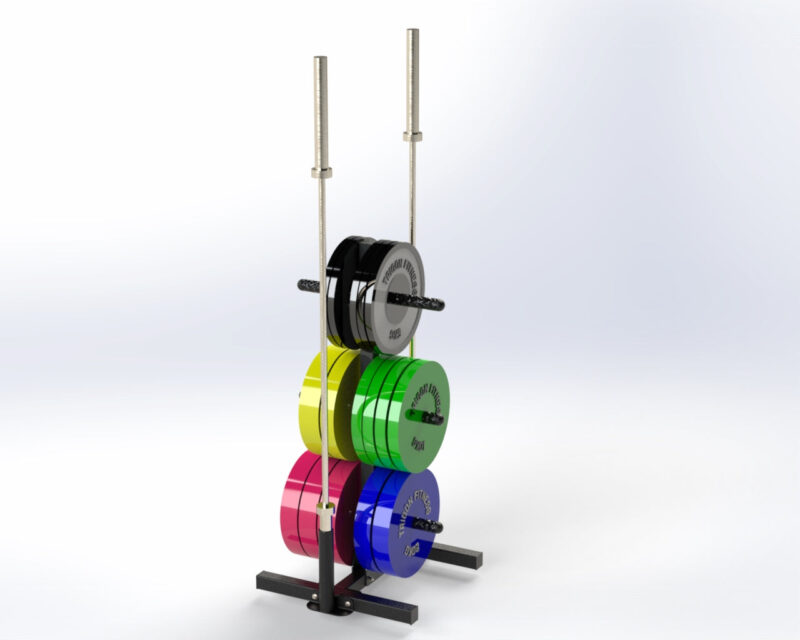 Trigon Weights Tree with Bar Holders - Image 2