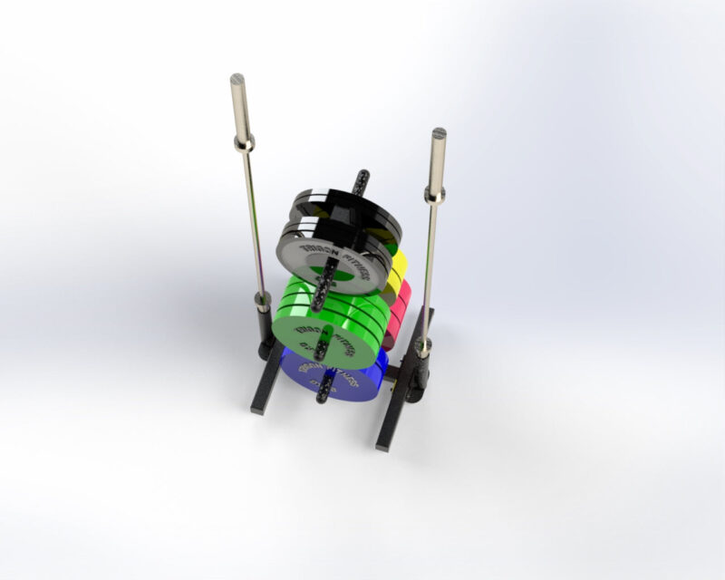 Trigon Weights Tree with Bar Holders - Image 3