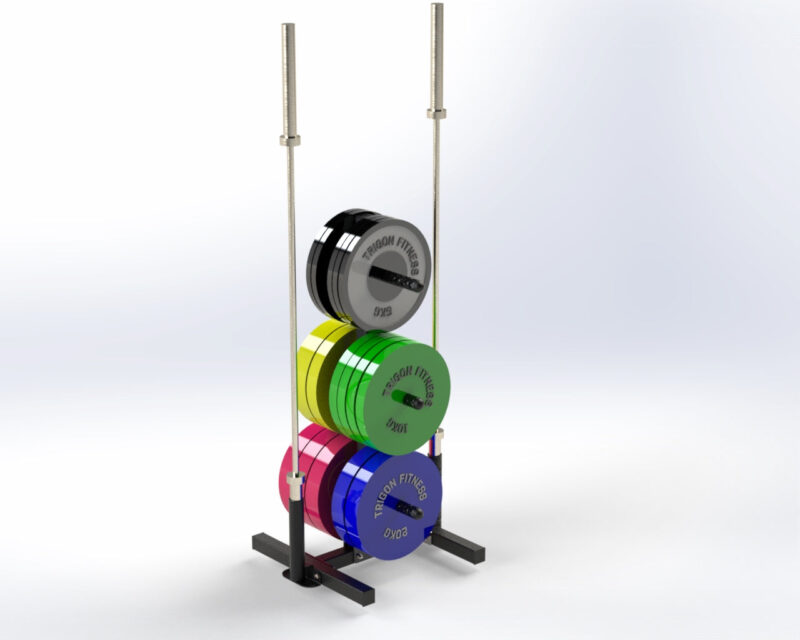 Trigon Weights Tree with Bar Holders - Image 9
