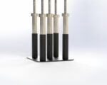 Trigon Barbell Flat Rack Holder