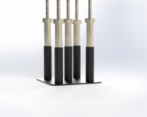 Trigon Barbell Flat Rack Holder