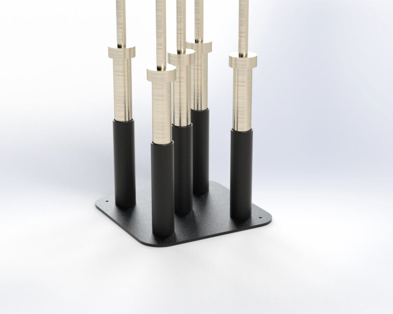 Trigon Barbell Flat Rack Holder - Image 3