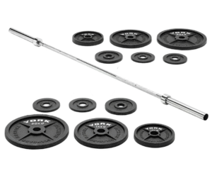 York Barbell 130 KG Olympic Barbell Set