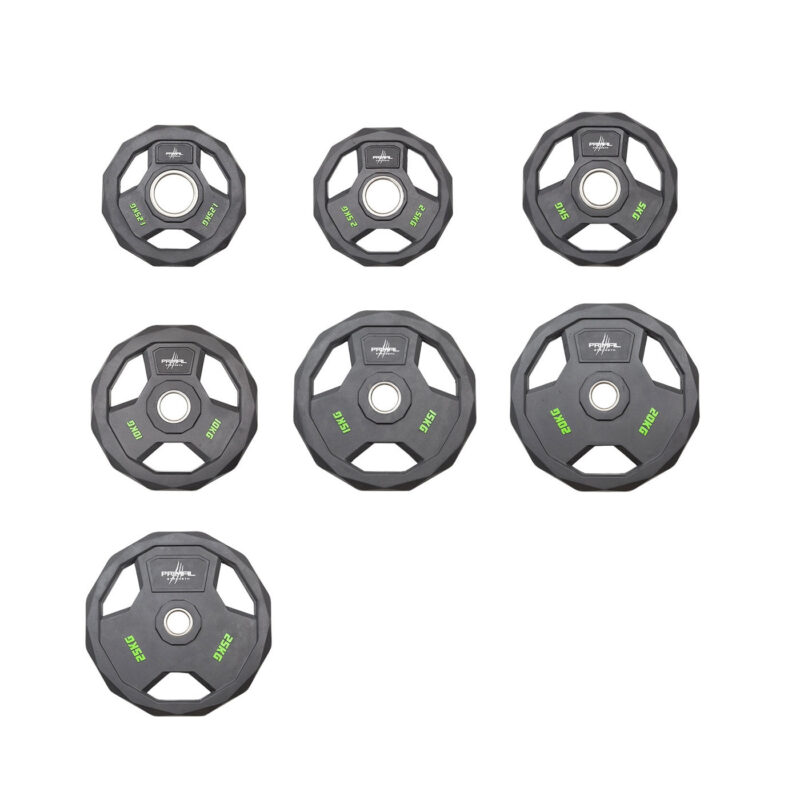 Primal Pro Series Rubber Olympic Disc with Stainless Steel Ring