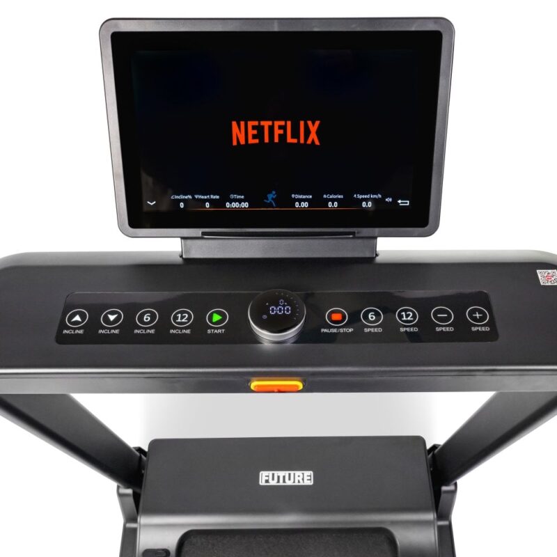 Future T550E Folding Treadmill - Touchscreen Entertainment Console - Image 3